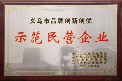 Demonstration private enterprise